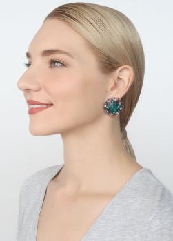 Blau/Grün - Gem Rocks - Ohrringe von Konplott